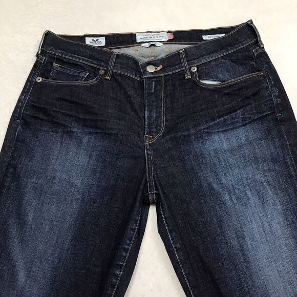 LUCKY Selvedge Jean Women 12/31 (32x32) Sofia Skinny Dark Wash Cone Denim USA - Picture 3 of 16